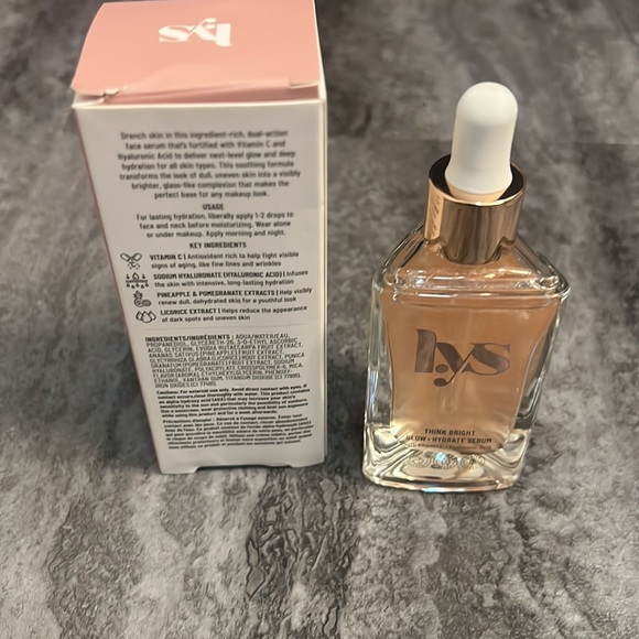 L.Y.S. Beauty Think Bright Glow+Hydrating Serum with Vitamin C & Hyaluronic Acid - Picture 3 of 3